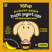 Yoghund Frozen Yogurt - All Natural Banana & Peanut Butter